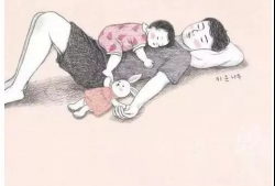 父亲女儿漫画,漫画中的温馨时光