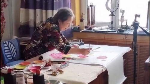 91岁奶奶绘画直播,跨越年龄的艺术之旅